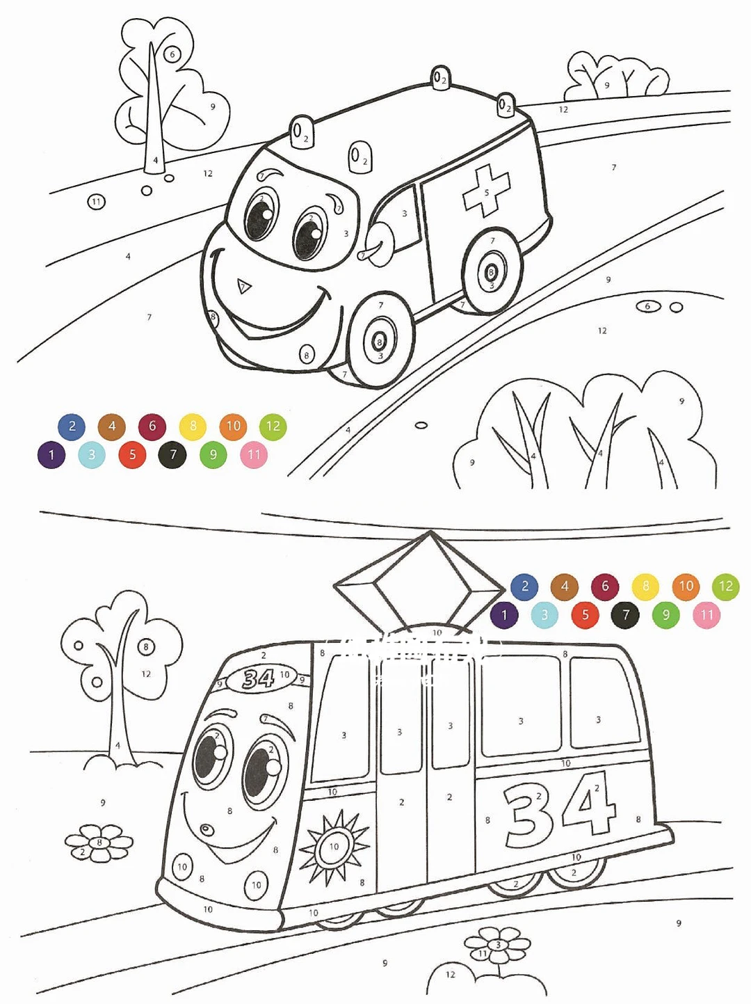 number blocks coloring pages - cute coloring pages for kids