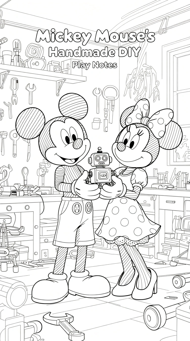 minnie mouse coloring pages - adult coloring books