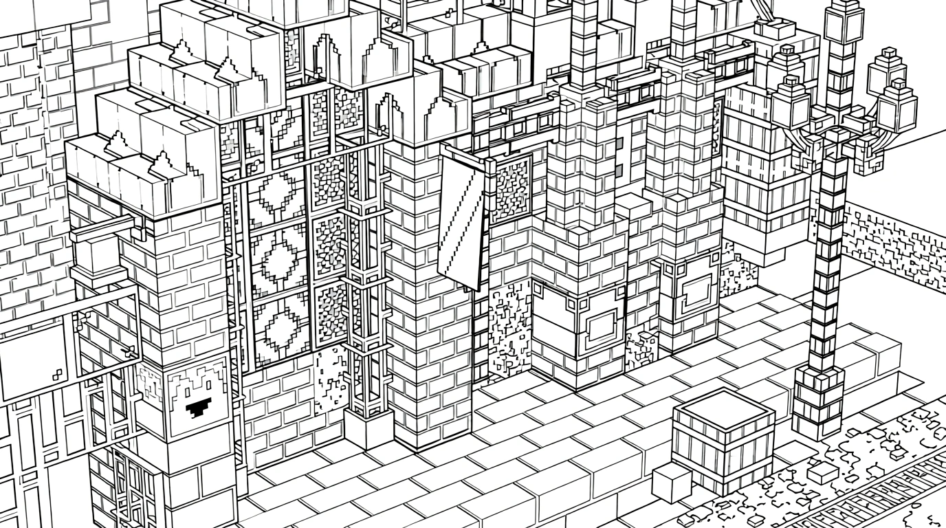 minecraft coloring pages - free coloring pages