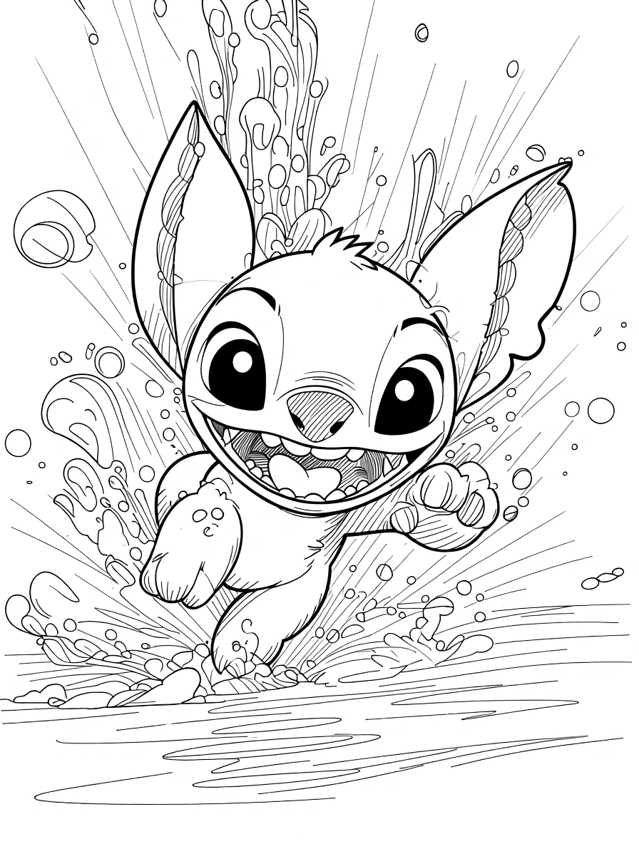 stitch coloring pages printable - coloring pages for kids
