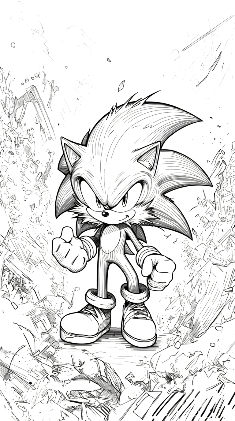 sonic and shadow coloring pages - coloring pages free