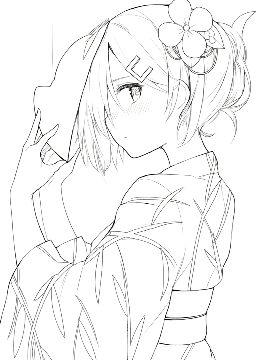 anime coloring page - free coloring pages