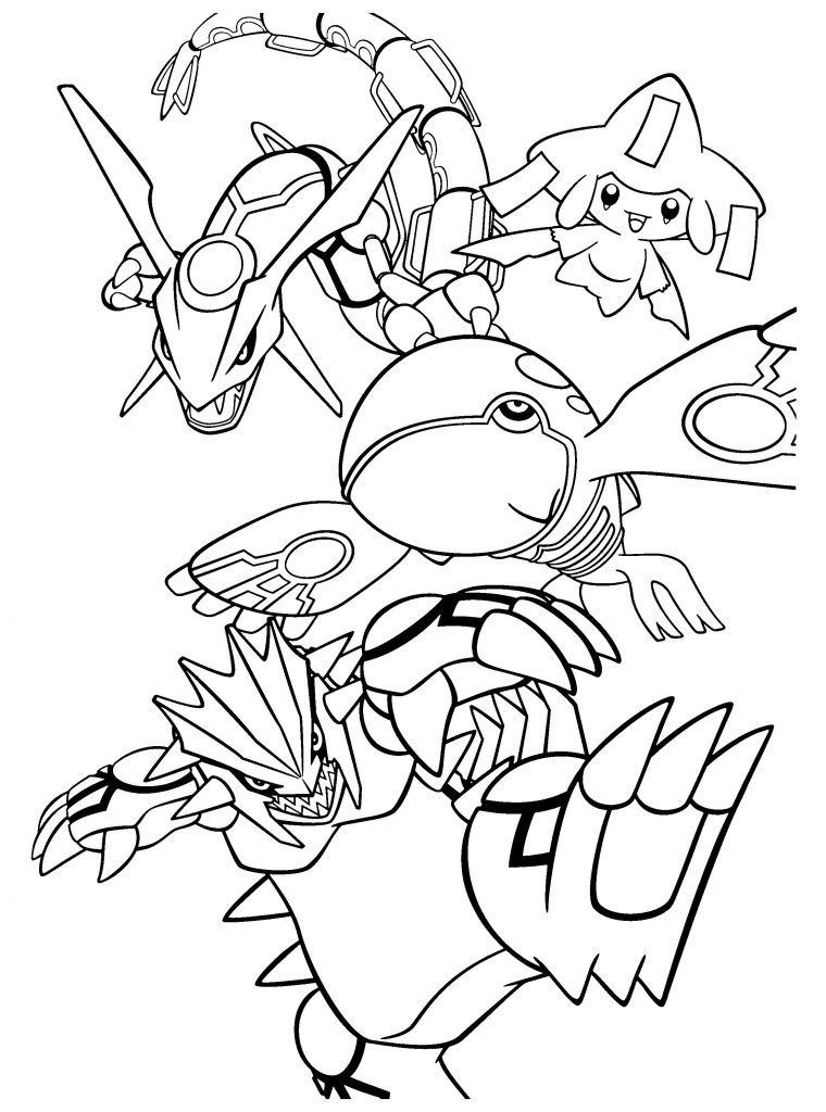 legendary pokemon coloring pages - coloring pages for adults