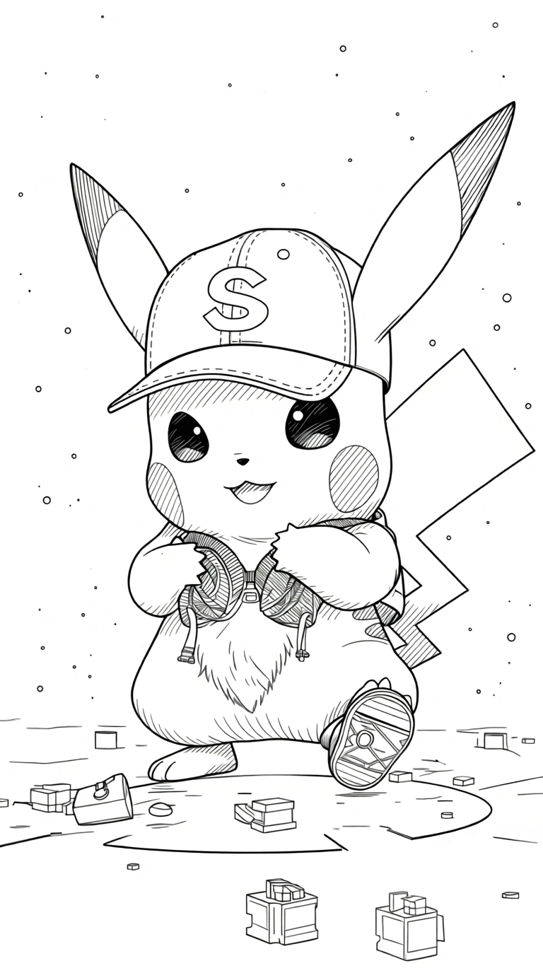 pokemon coloring page - adult coloring pages