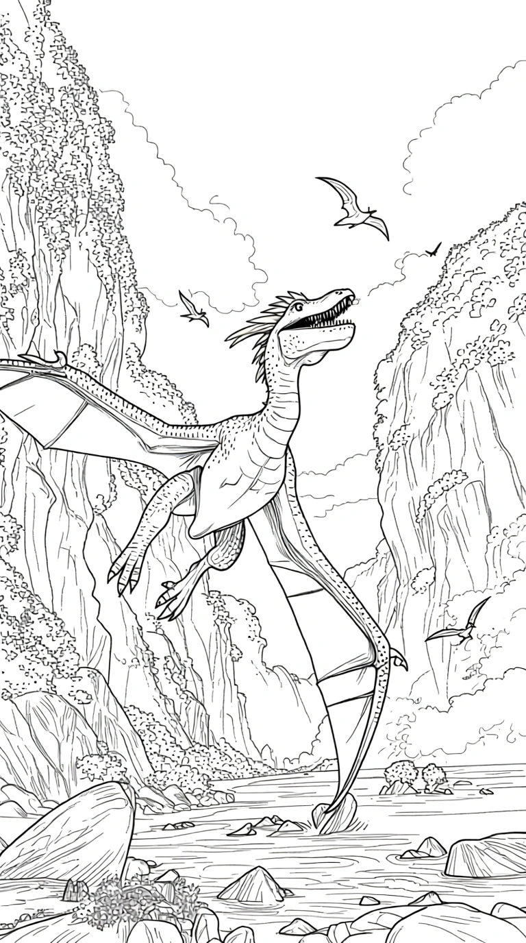 dinosaurs coloring pages - adult coloring books