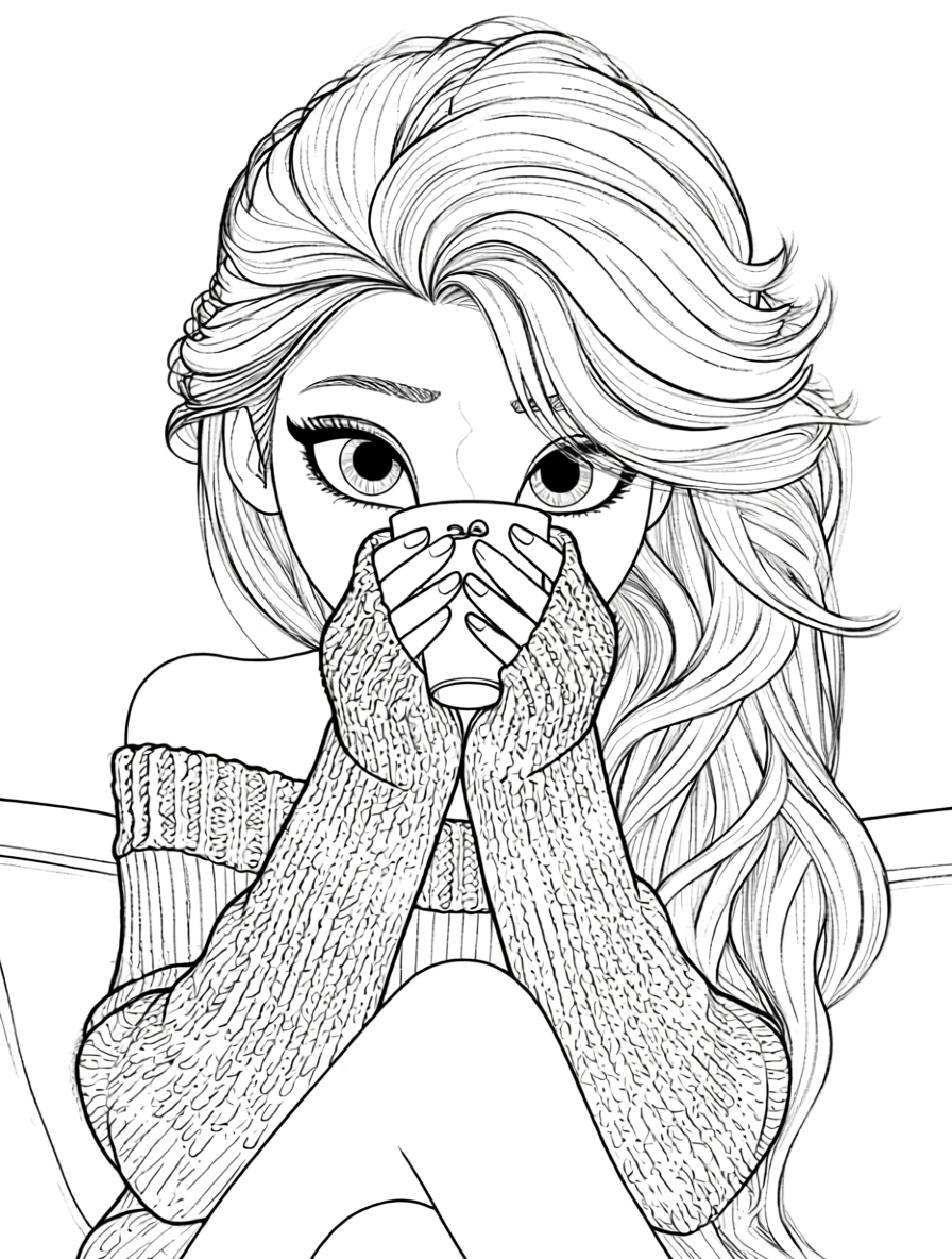 elsa coloring page - coloring sheets